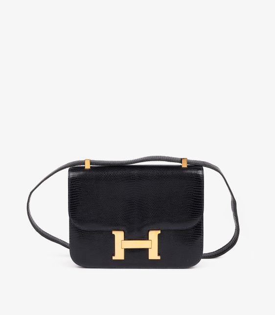 Indigo Lizard Leather Vintage Constance 23