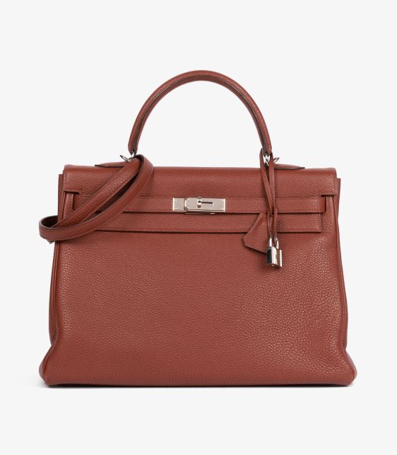 Sienne Clemence Leather Kelly 35cm Retourne