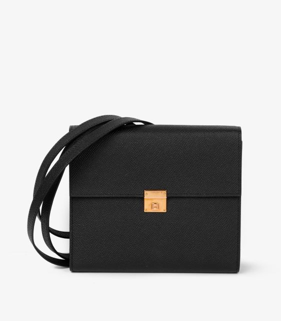 Black Epsom Leather Clic 16