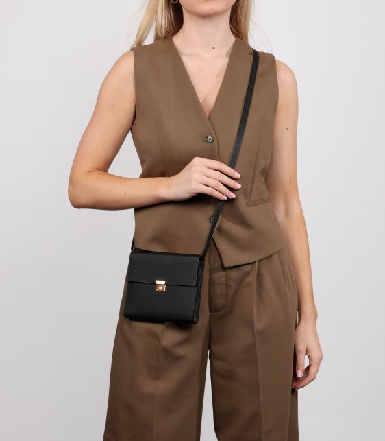 Black Epsom Leather Clic 16