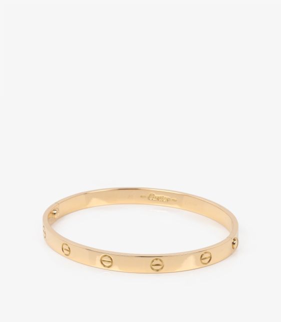 A Pre-Loved Cartier 18ct Yellow Gold Love Bangle from Xupes