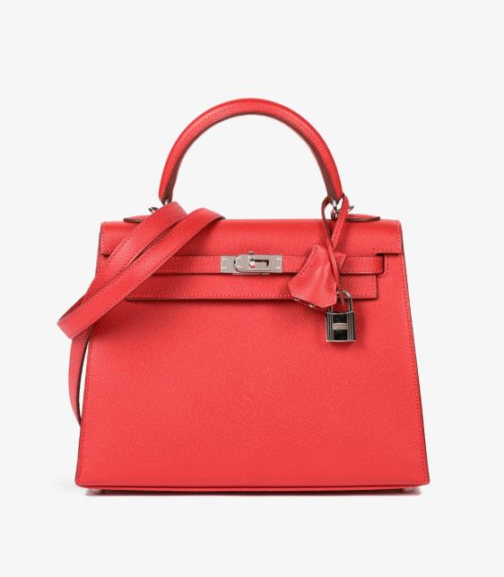 Geranium Epsom Leather Kelly 25cm Sellier