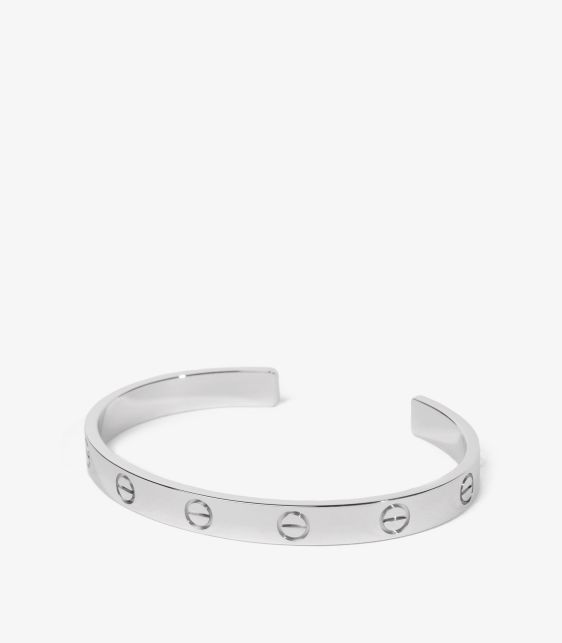 A pre-loved Cartier 18ct White Gold Love Cuff Bangle