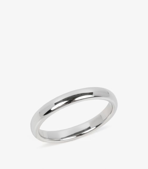 Tiffany & Co. 3mm Platinum Wedding Band Ring at Xupes