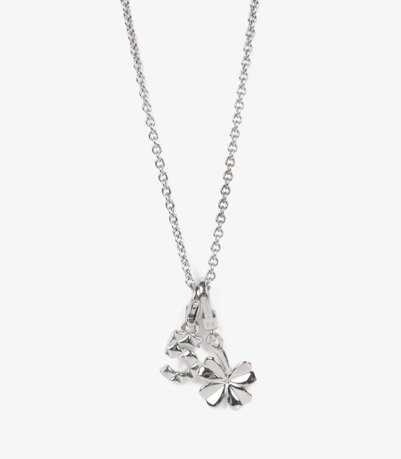 Chanel 18ct White Gold Lucky Charms Motif Necklace