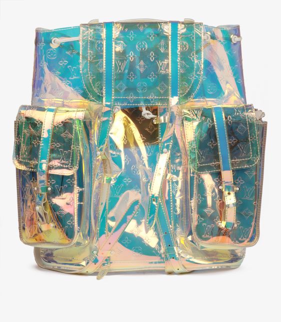 Louis Vuitton x Virgil Abloh Iridescent Monogram PVC Prism Christopher Backpack GM