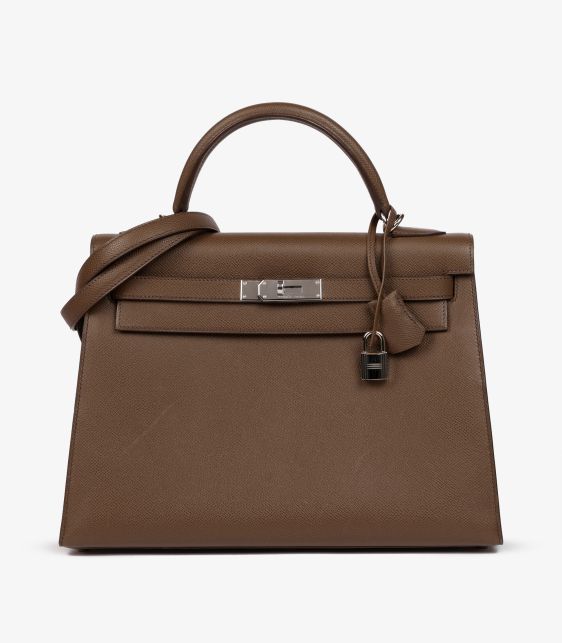 Alezan Epsom Leather Kelly 32cm Sellier