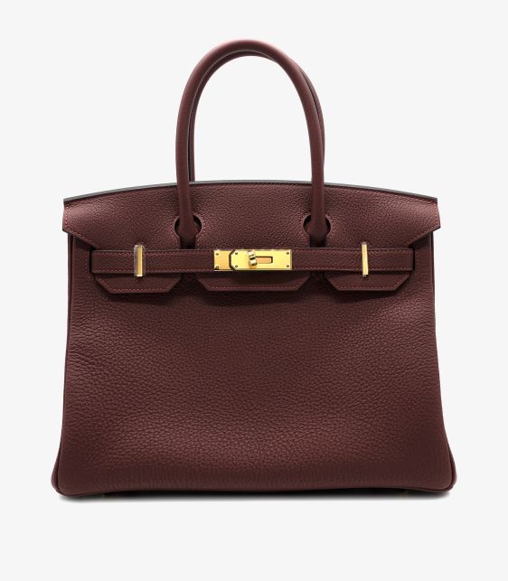 Rouge H Togo Leather Birkin 30cm Retourne