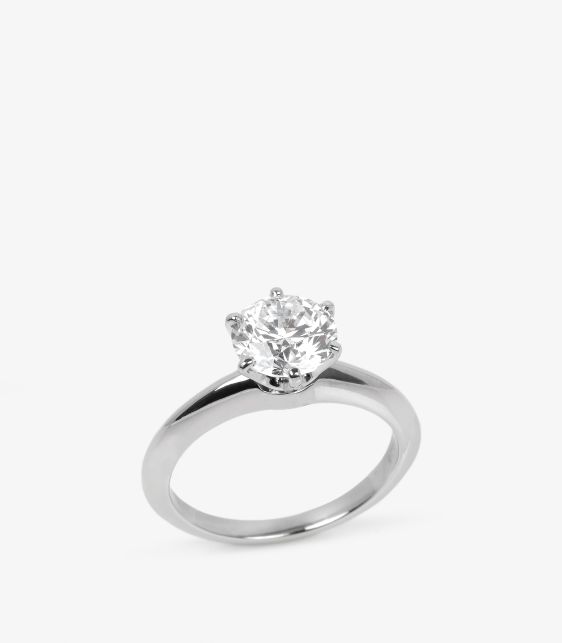 1.46ct Brilliant Cut Diamond Platinum Ring