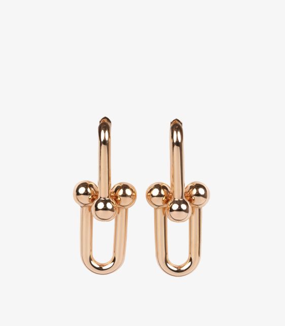 18ct Rose Gold Hardwear Extra Large Link Earrings