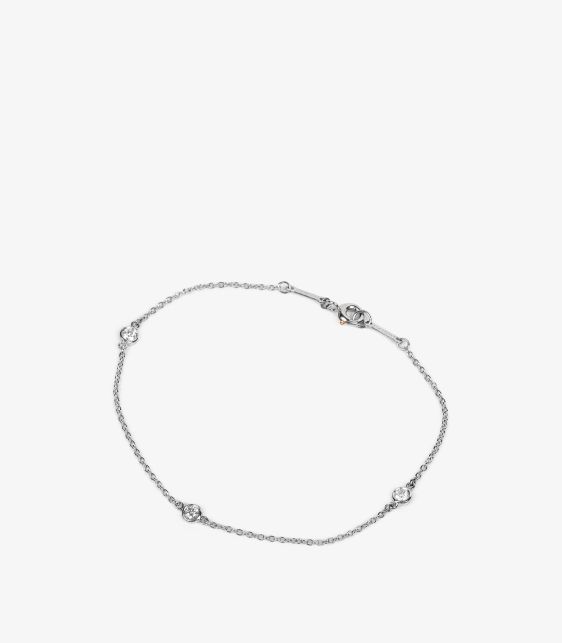 3 Diamond Platinum Elsa Peretti Diamonds by the Yard Bracelet