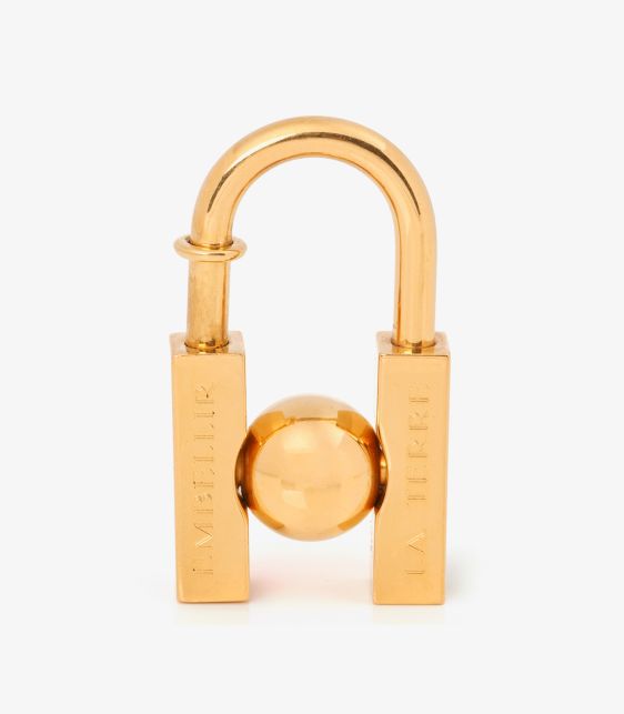 Hermès Gold Plated L'Homme Peut Embellir La Terre Cadena Charm at Xupes