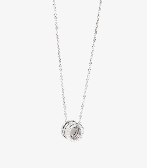 Bulgari 18ct White Gold B.zero1 Necklace at Xupes