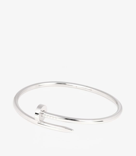 Cartier 18ct White Gold Juste un Clou Bracelet at Xupes