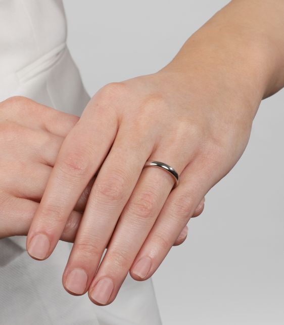3mm Platinum Wedding Band Ring