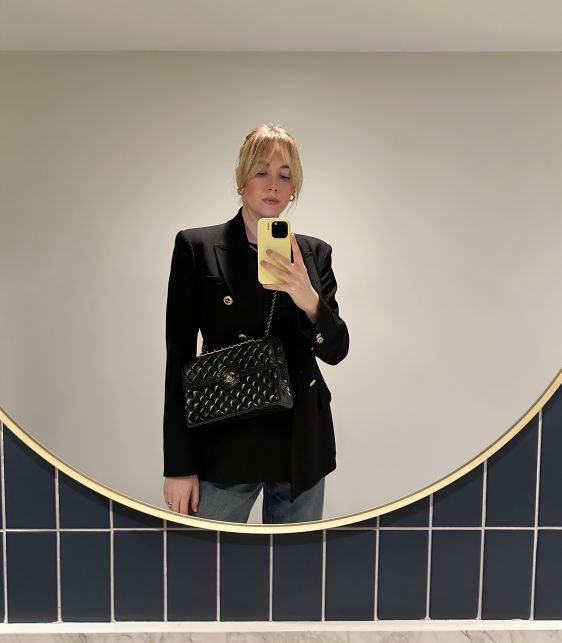 Black Quilted Lambskin Vintage Paris-Limited Medium Classic Single Flap Bag