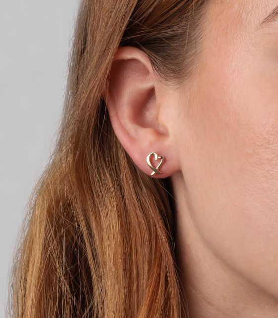 18ct Yellow Gold Paloma Picasso Loving Heart Earrings