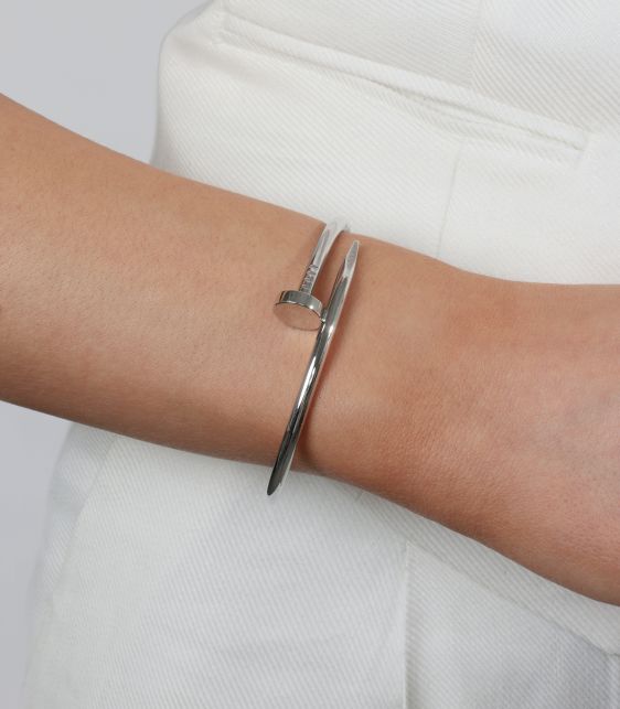 18ct White Gold Juste un Clou Bracelet