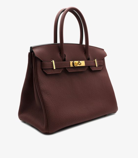 Rouge H Togo Leather Birkin 30cm Retourne